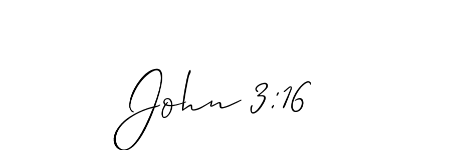 Also You can easily find your signature by using the search form. We will create John 3:16 name handwritten signature images for you free of cost using Allison_Script sign style. John 3:16 signature style 2 images and pictures png