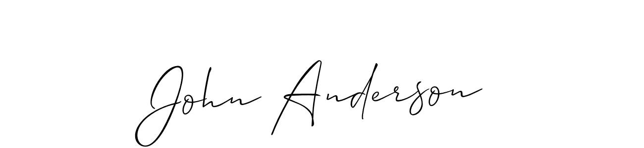 How to make John Anderson signature? Allison_Script is a professional autograph style. Create handwritten signature for John Anderson name. John Anderson signature style 2 images and pictures png