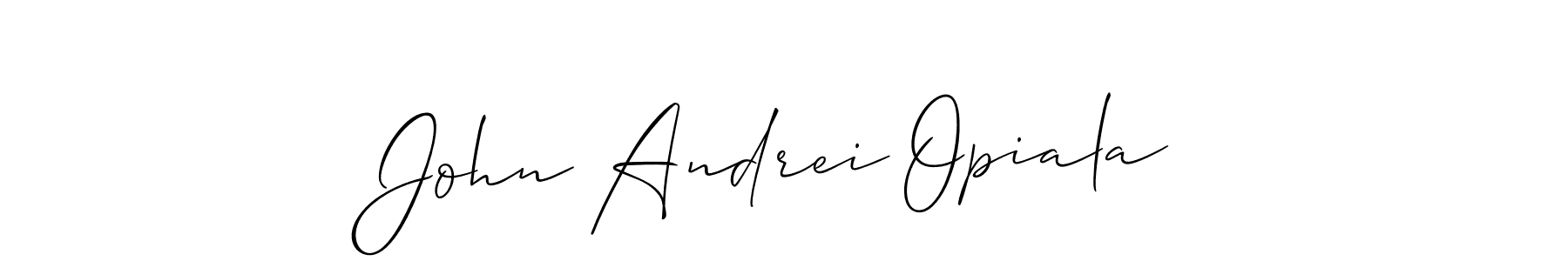 Make a beautiful signature design for name John Andrei Opiala. Use this online signature maker to create a handwritten signature for free. John Andrei Opiala signature style 2 images and pictures png