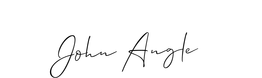 How to make John Angle signature? Allison_Script is a professional autograph style. Create handwritten signature for John Angle name. John Angle signature style 2 images and pictures png