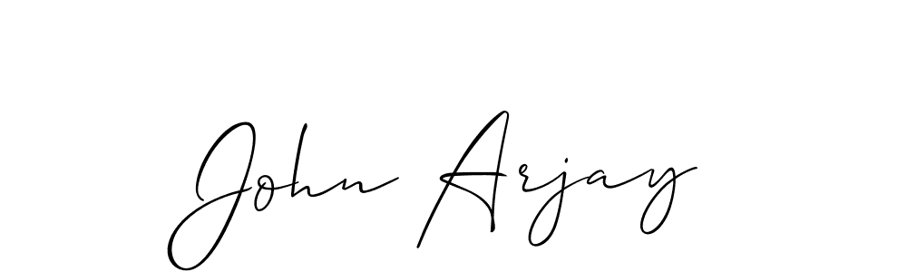 if you are searching for the best signature style for your name John Arjay. so please give up your signature search. here we have designed multiple signature styles  using Allison_Script. John Arjay signature style 2 images and pictures png