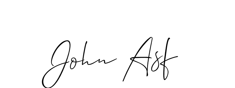 Similarly Allison_Script is the best handwritten signature design. Signature creator online .You can use it as an online autograph creator for name John Asf. John Asf signature style 2 images and pictures png