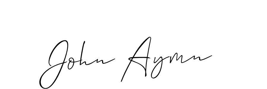 It looks lik you need a new signature style for name John Aymn. Design unique handwritten (Allison_Script) signature with our free signature maker in just a few clicks. John Aymn signature style 2 images and pictures png