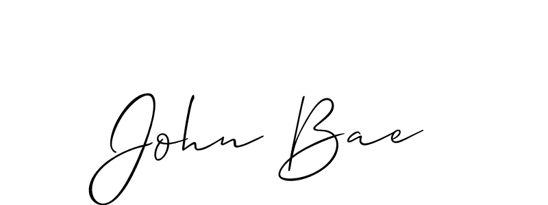 Make a short John Bae signature style. Manage your documents anywhere anytime using Allison_Script. Create and add eSignatures, submit forms, share and send files easily. John Bae signature style 2 images and pictures png