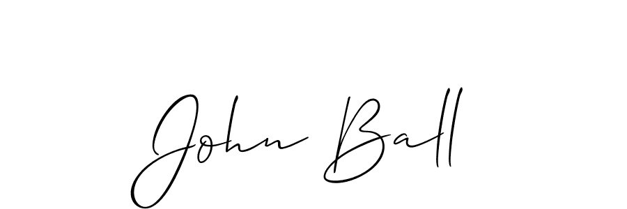 How to make John Ball signature? Allison_Script is a professional autograph style. Create handwritten signature for John Ball name. John Ball signature style 2 images and pictures png