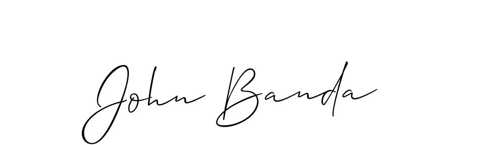 Make a short John Banda signature style. Manage your documents anywhere anytime using Allison_Script. Create and add eSignatures, submit forms, share and send files easily. John Banda signature style 2 images and pictures png