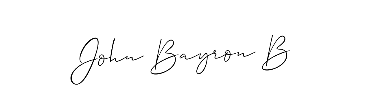 You can use this online signature creator to create a handwritten signature for the name John Bayron B. This is the best online autograph maker. John Bayron B signature style 2 images and pictures png