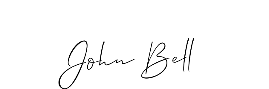 Use a signature maker to create a handwritten signature online. With this signature software, you can design (Allison_Script) your own signature for name John Bell. John Bell signature style 2 images and pictures png