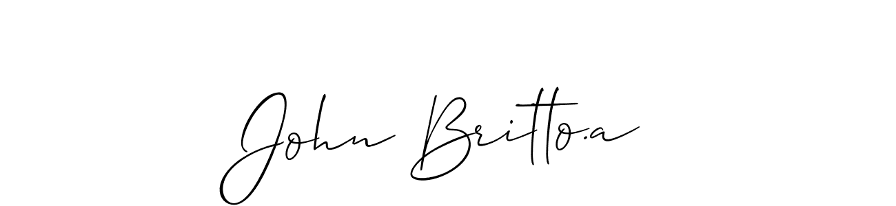 Similarly Allison_Script is the best handwritten signature design. Signature creator online .You can use it as an online autograph creator for name John Britto.a. John Britto.a signature style 2 images and pictures png