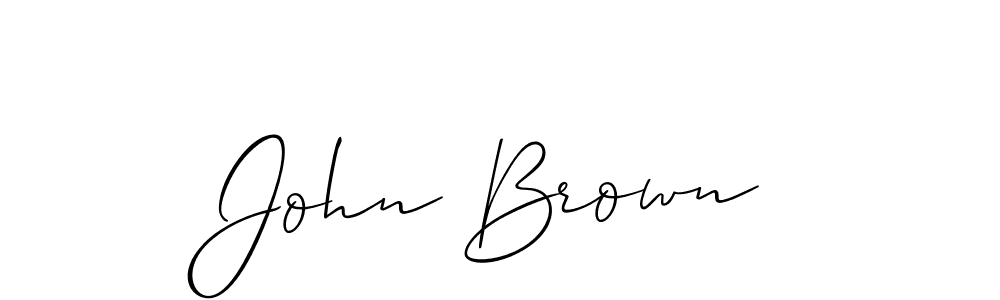 Allison_Script is a professional signature style that is perfect for those who want to add a touch of class to their signature. It is also a great choice for those who want to make their signature more unique. Get John Brown name to fancy signature for free. John Brown signature style 2 images and pictures png