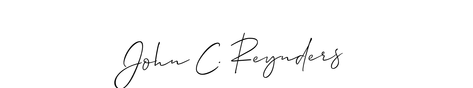 Make a beautiful signature design for name John C. Reynders. Use this online signature maker to create a handwritten signature for free. John C. Reynders signature style 2 images and pictures png