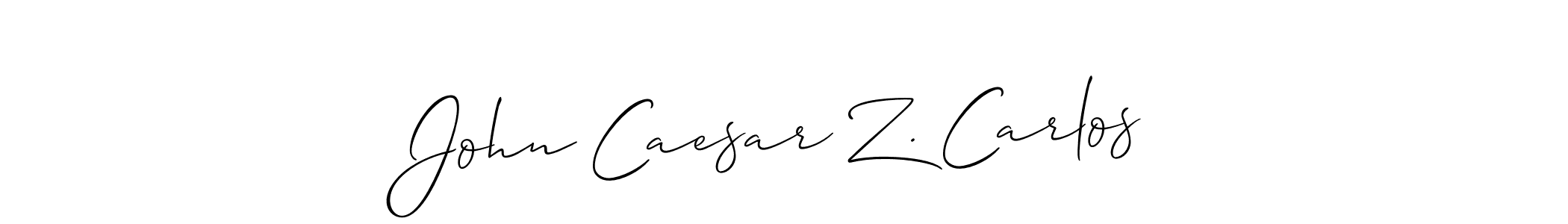 Similarly Allison_Script is the best handwritten signature design. Signature creator online .You can use it as an online autograph creator for name John Caesar Z. Carlos. John Caesar Z. Carlos signature style 2 images and pictures png