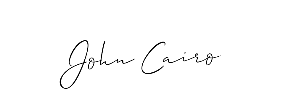 Also we have John Cairo name is the best signature style. Create professional handwritten signature collection using Allison_Script autograph style. John Cairo signature style 2 images and pictures png