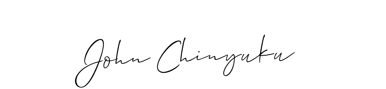 Use a signature maker to create a handwritten signature online. With this signature software, you can design (Allison_Script) your own signature for name John Chinyuku. John Chinyuku signature style 2 images and pictures png