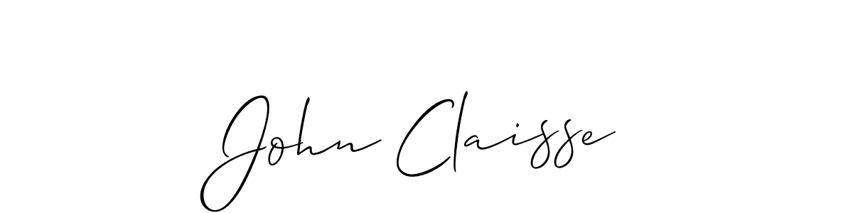 Best and Professional Signature Style for John Claisse. Allison_Script Best Signature Style Collection. John Claisse signature style 2 images and pictures png