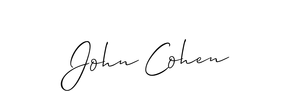 This is the best signature style for the John Cohen name. Also you like these signature font (Allison_Script). Mix name signature. John Cohen signature style 2 images and pictures png