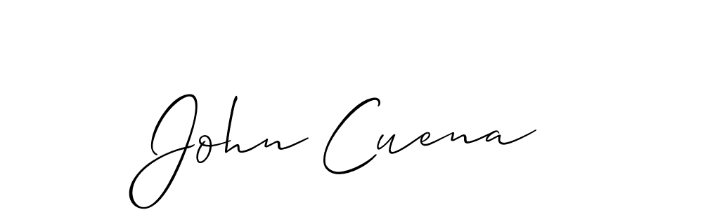 Create a beautiful signature design for name John Cuena. With this signature (Allison_Script) fonts, you can make a handwritten signature for free. John Cuena signature style 2 images and pictures png