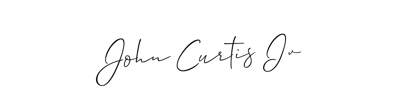 Make a beautiful signature design for name John Curtis Iv. With this signature (Allison_Script) style, you can create a handwritten signature for free. John Curtis Iv signature style 2 images and pictures png