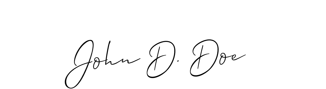 Similarly Allison_Script is the best handwritten signature design. Signature creator online .You can use it as an online autograph creator for name John D. Doe. John D. Doe signature style 2 images and pictures png