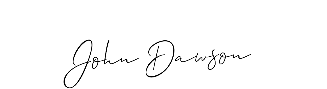 Allison_Script is a professional signature style that is perfect for those who want to add a touch of class to their signature. It is also a great choice for those who want to make their signature more unique. Get John Dawson name to fancy signature for free. John Dawson signature style 2 images and pictures png