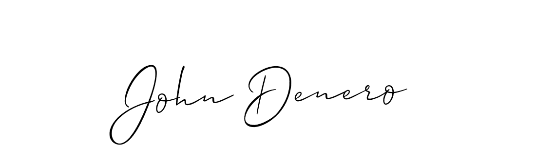 The best way (Allison_Script) to make a short signature is to pick only two or three words in your name. The name John Denero include a total of six letters. For converting this name. John Denero signature style 2 images and pictures png
