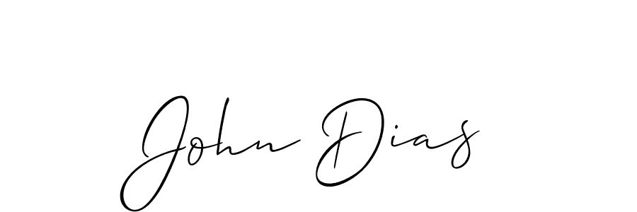 How to make John Dias signature? Allison_Script is a professional autograph style. Create handwritten signature for John Dias name. John Dias signature style 2 images and pictures png