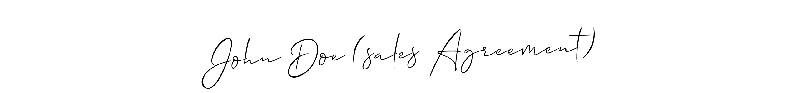 if you are searching for the best signature style for your name John Doe (sales Agreement). so please give up your signature search. here we have designed multiple signature styles  using Allison_Script. John Doe (sales Agreement) signature style 2 images and pictures png