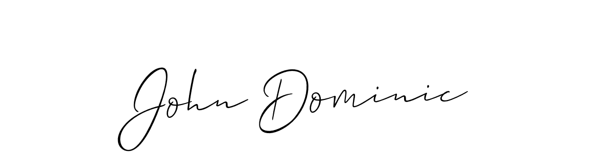 How to Draw John Dominic signature style? Allison_Script is a latest design signature styles for name John Dominic. John Dominic signature style 2 images and pictures png