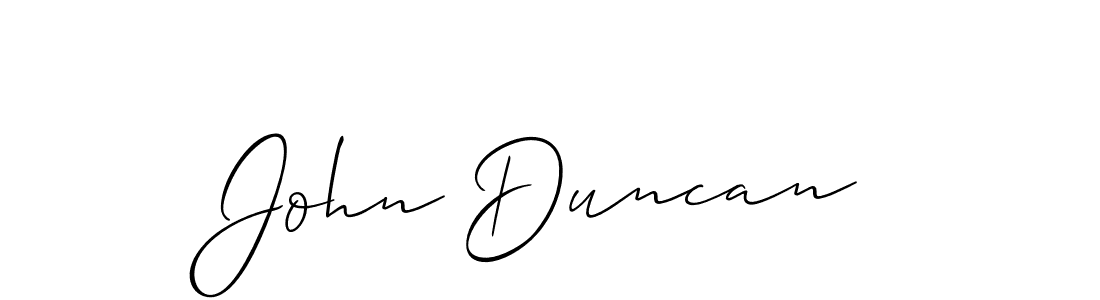 How to make John Duncan name signature. Use Allison_Script style for creating short signs online. This is the latest handwritten sign. John Duncan signature style 2 images and pictures png