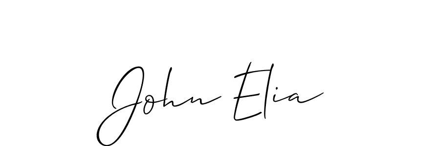 It looks lik you need a new signature style for name John Elia. Design unique handwritten (Allison_Script) signature with our free signature maker in just a few clicks. John Elia signature style 2 images and pictures png
