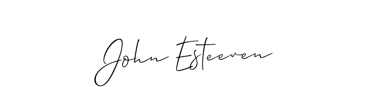 Create a beautiful signature design for name John Esteeven. With this signature (Allison_Script) fonts, you can make a handwritten signature for free. John Esteeven signature style 2 images and pictures png