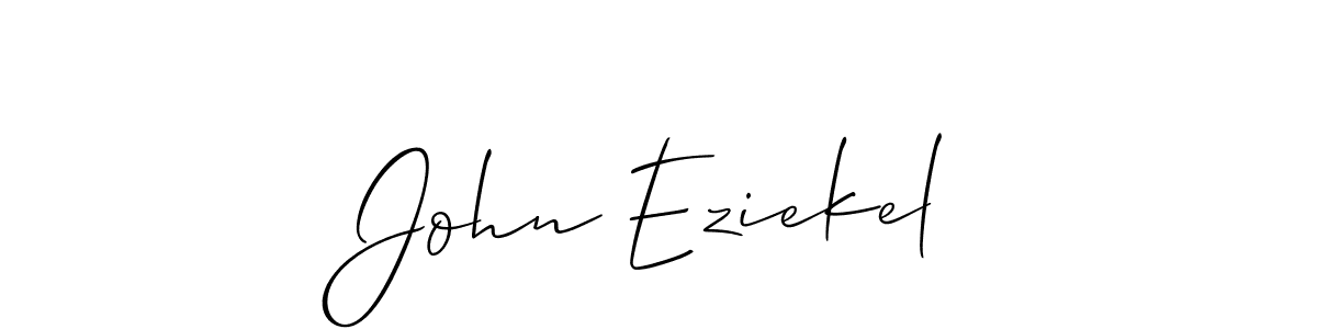 How to Draw John Eziekel signature style? Allison_Script is a latest design signature styles for name John Eziekel. John Eziekel signature style 2 images and pictures png