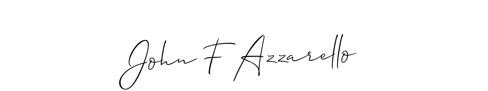 Here are the top 10 professional signature styles for the name John F Azzarello. These are the best autograph styles you can use for your name. John F Azzarello signature style 2 images and pictures png