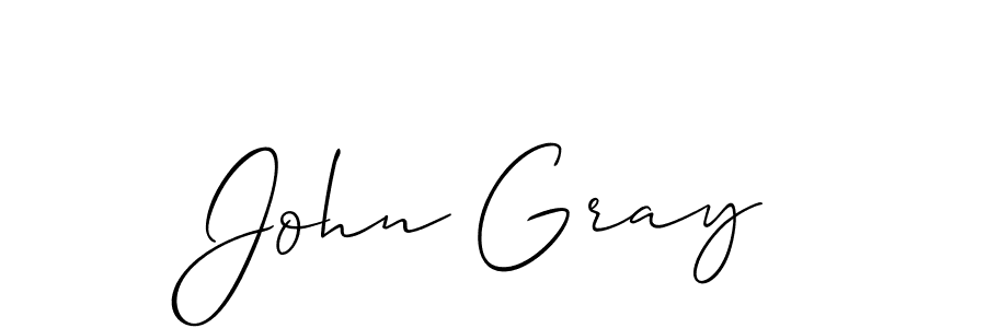 Create a beautiful signature design for name John Gray. With this signature (Allison_Script) fonts, you can make a handwritten signature for free. John Gray signature style 2 images and pictures png