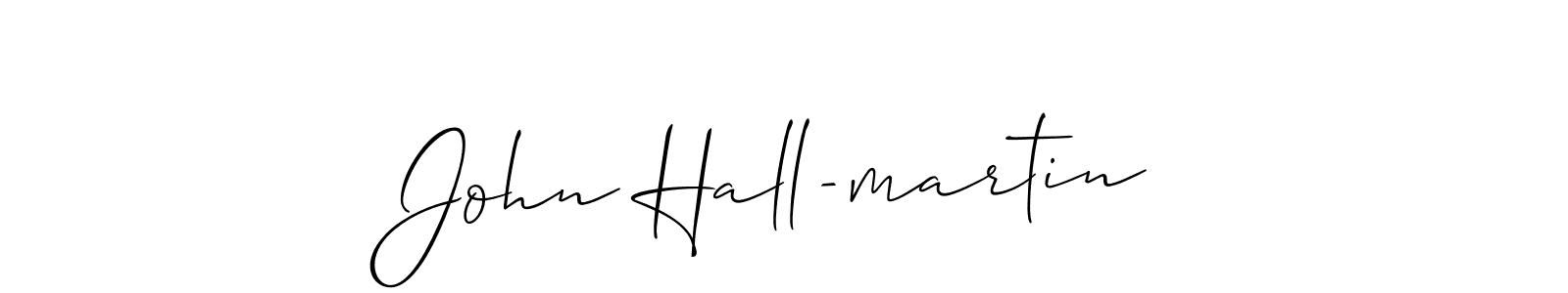 Similarly Allison_Script is the best handwritten signature design. Signature creator online .You can use it as an online autograph creator for name John Hall-martin. John Hall-martin signature style 2 images and pictures png