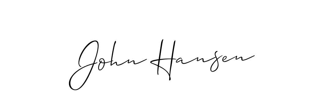 It looks lik you need a new signature style for name John Hansen. Design unique handwritten (Allison_Script) signature with our free signature maker in just a few clicks. John Hansen signature style 2 images and pictures png