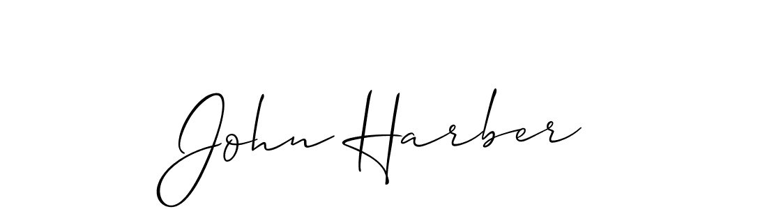 The best way (Allison_Script) to make a short signature is to pick only two or three words in your name. The name John Harber include a total of six letters. For converting this name. John Harber signature style 2 images and pictures png