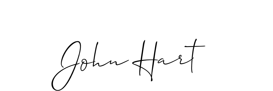 Best and Professional Signature Style for John Hart. Allison_Script Best Signature Style Collection. John Hart signature style 2 images and pictures png