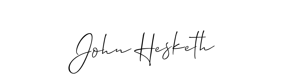 Allison_Script is a professional signature style that is perfect for those who want to add a touch of class to their signature. It is also a great choice for those who want to make their signature more unique. Get John Hesketh name to fancy signature for free. John Hesketh signature style 2 images and pictures png