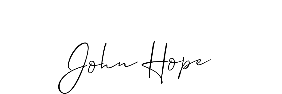 Use a signature maker to create a handwritten signature online. With this signature software, you can design (Allison_Script) your own signature for name John Hope. John Hope signature style 2 images and pictures png