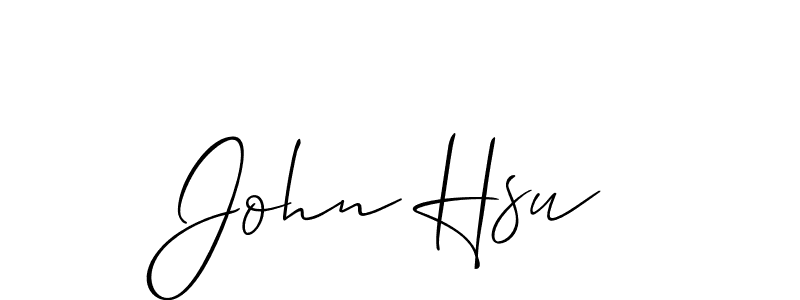 The best way (Allison_Script) to make a short signature is to pick only two or three words in your name. The name John Hsu include a total of six letters. For converting this name. John Hsu signature style 2 images and pictures png