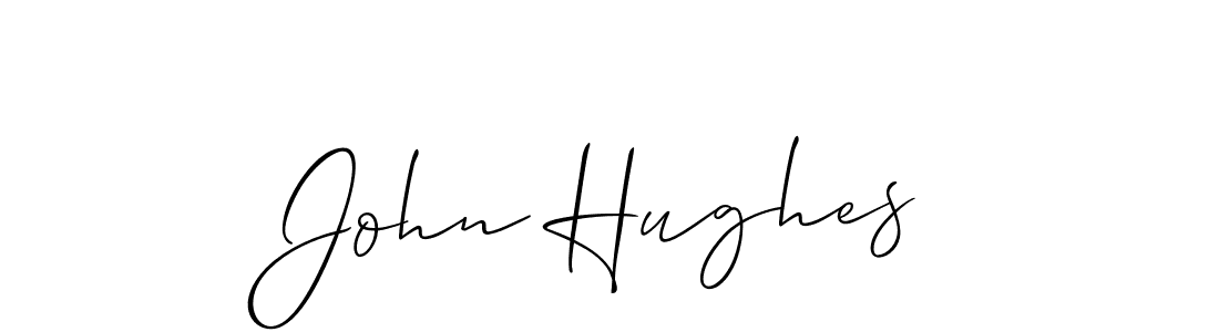 Create a beautiful signature design for name John Hughes. With this signature (Allison_Script) fonts, you can make a handwritten signature for free. John Hughes signature style 2 images and pictures png