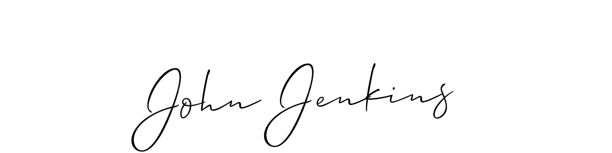 How to make John Jenkins signature? Allison_Script is a professional autograph style. Create handwritten signature for John Jenkins name. John Jenkins signature style 2 images and pictures png