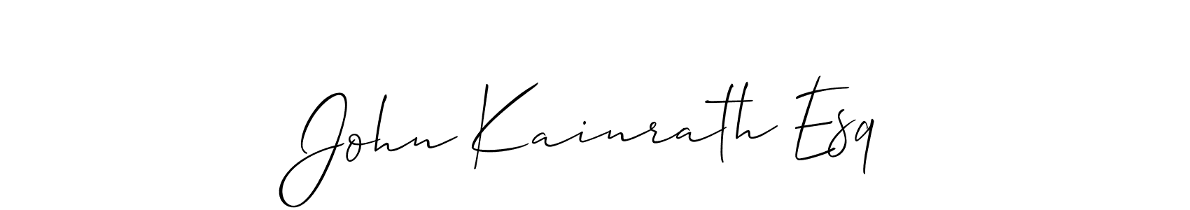 Once you've used our free online signature maker to create your best signature Allison_Script style, it's time to enjoy all of the benefits that John Kainrath Esq name signing documents. John Kainrath Esq signature style 2 images and pictures png