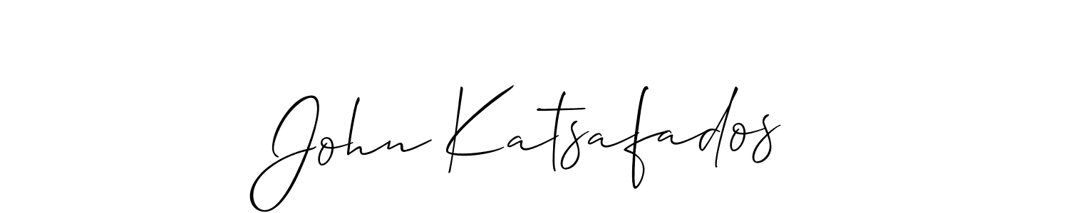 Make a beautiful signature design for name John Katsafados. Use this online signature maker to create a handwritten signature for free. John Katsafados signature style 2 images and pictures png