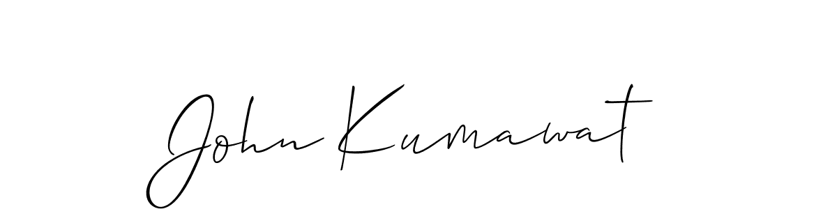 Also You can easily find your signature by using the search form. We will create John Kumawat name handwritten signature images for you free of cost using Allison_Script sign style. John Kumawat signature style 2 images and pictures png