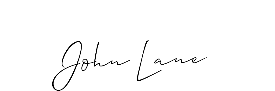 Create a beautiful signature design for name John Lane. With this signature (Allison_Script) fonts, you can make a handwritten signature for free. John Lane signature style 2 images and pictures png