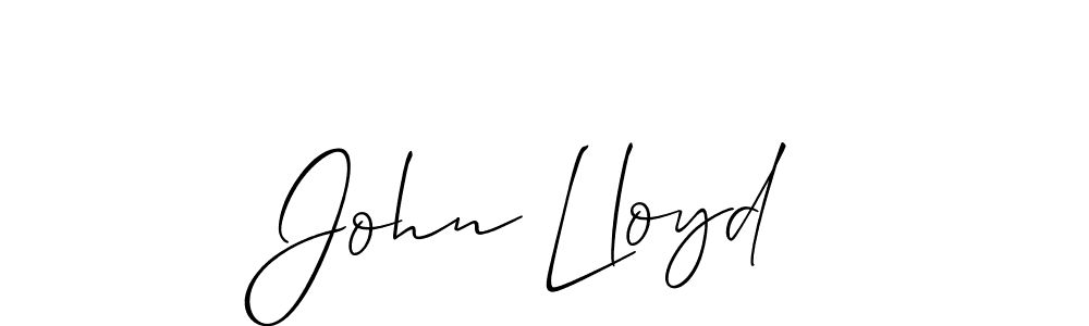 Create a beautiful signature design for name John Lloyd. With this signature (Allison_Script) fonts, you can make a handwritten signature for free. John Lloyd signature style 2 images and pictures png