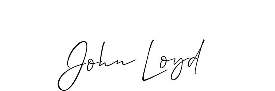 Best and Professional Signature Style for John Loyd. Allison_Script Best Signature Style Collection. John Loyd signature style 2 images and pictures png