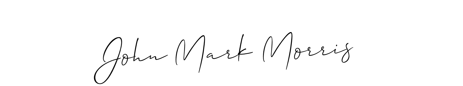How to Draw John Mark Morris signature style? Allison_Script is a latest design signature styles for name John Mark Morris. John Mark Morris signature style 2 images and pictures png
